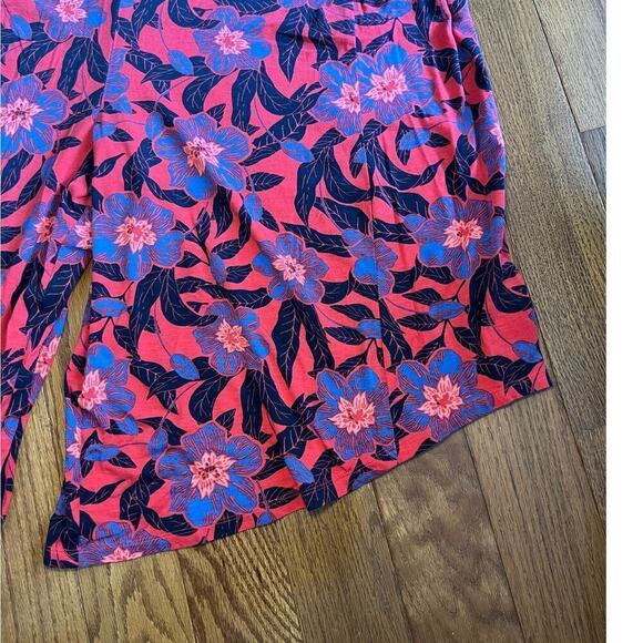 Anybody Wide Leg Romper, Multicolor, Floral, size 1XP, Capri Length, Gaucho - Picture 5 of 12